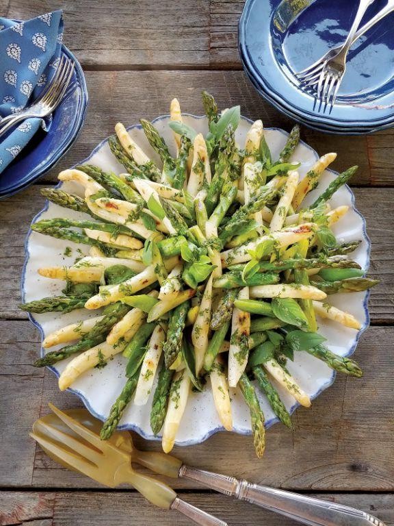 Thai Basil Asparagus Salad