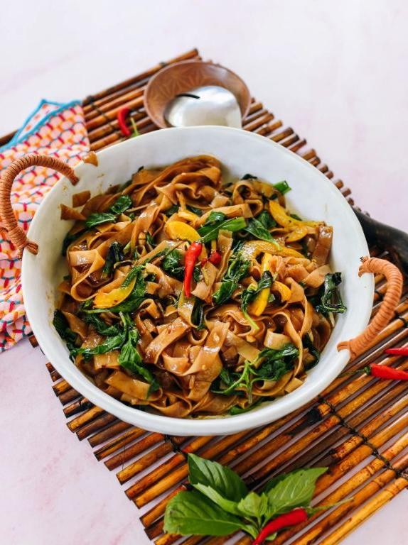 Thai Basil Chicken Noodles