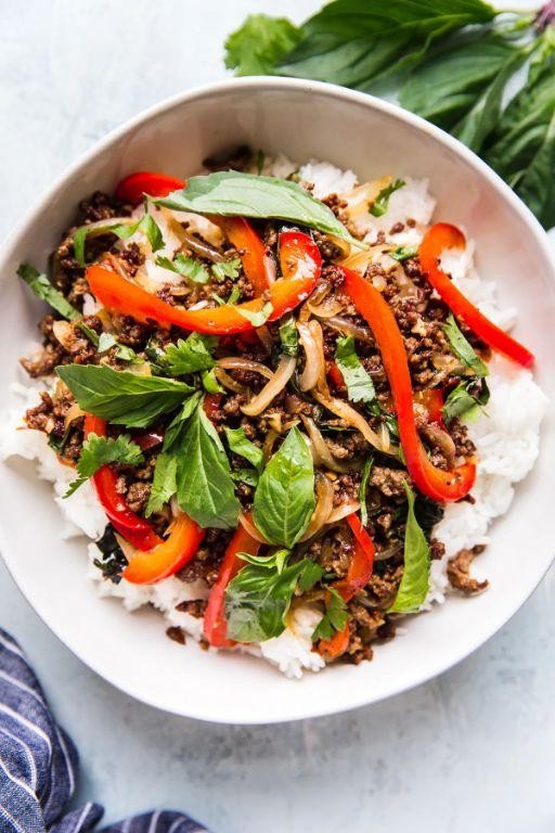 Thai Basil Larb Stir-Fry