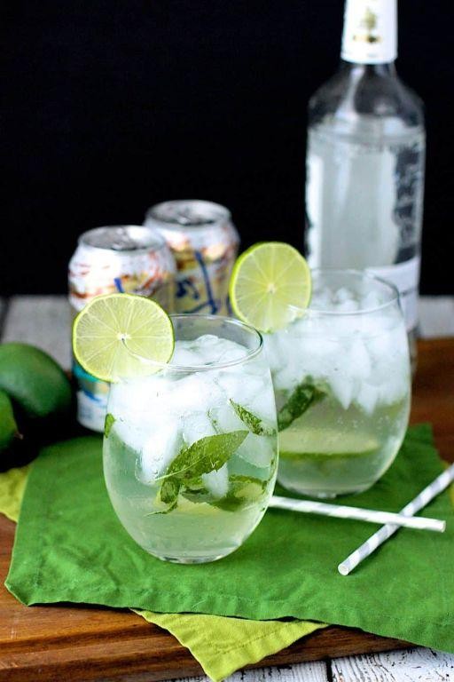Thai Basil and Mint Mocktail