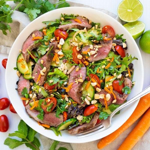 Thai Beef Salad with Fresh Herbs
