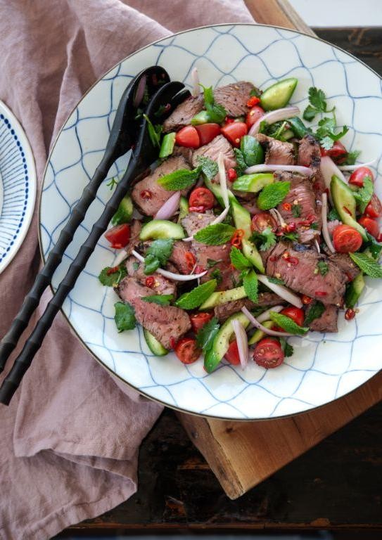 Thai Beef Salad with Tangy Lime Dressing