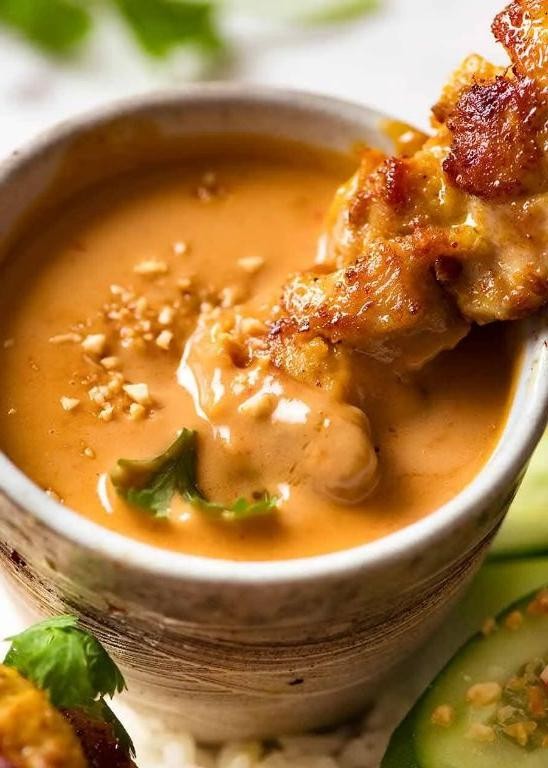 Thai Chicken Satay with Peanut Sauce