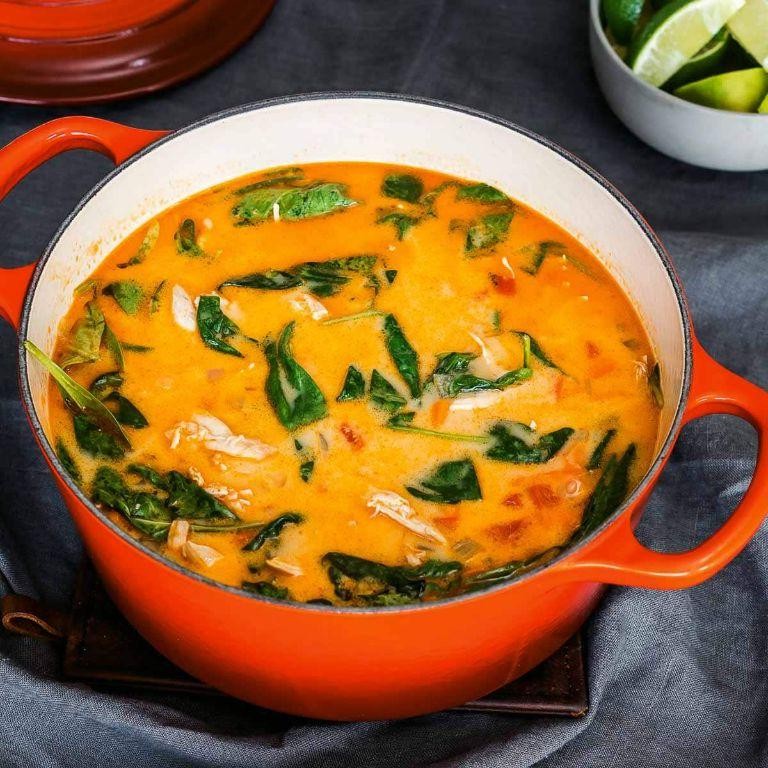 Thai Coconut Curry Soup