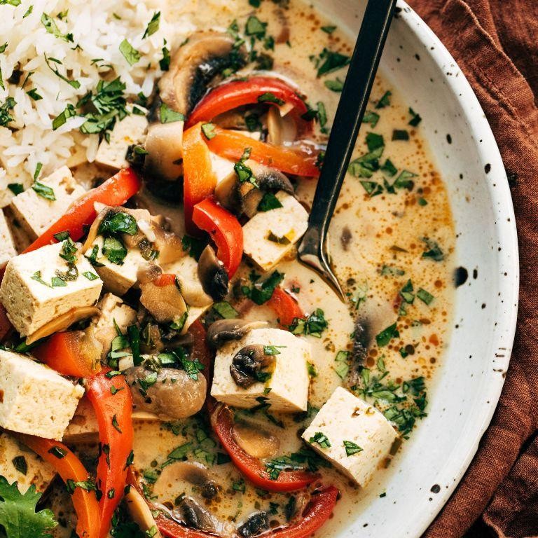 Thai Coconut Soup with Tofu