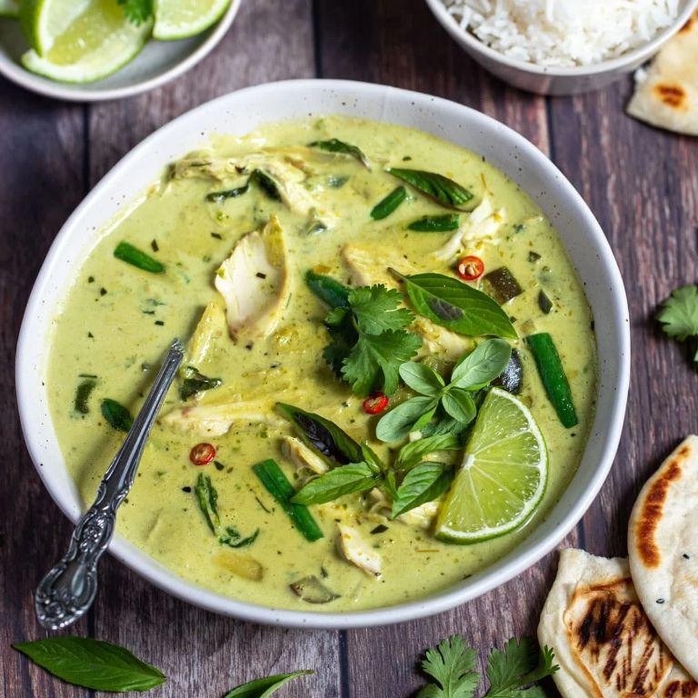 Thai Green Curry with Chicken and Vegetables
