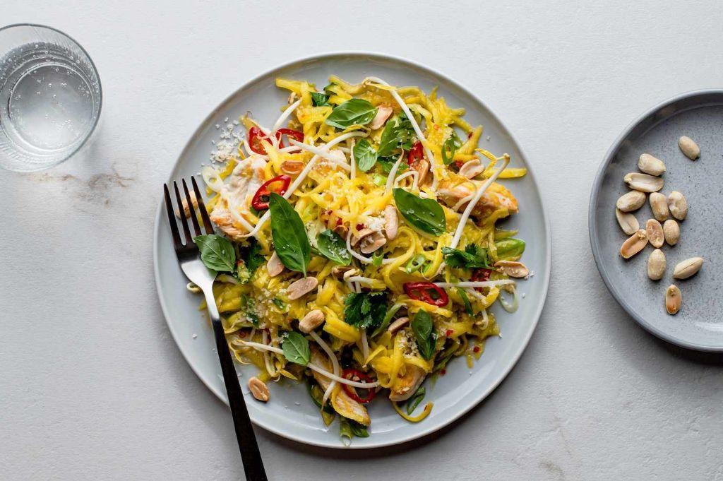 Thai Mango and Basil Tofu Salad
