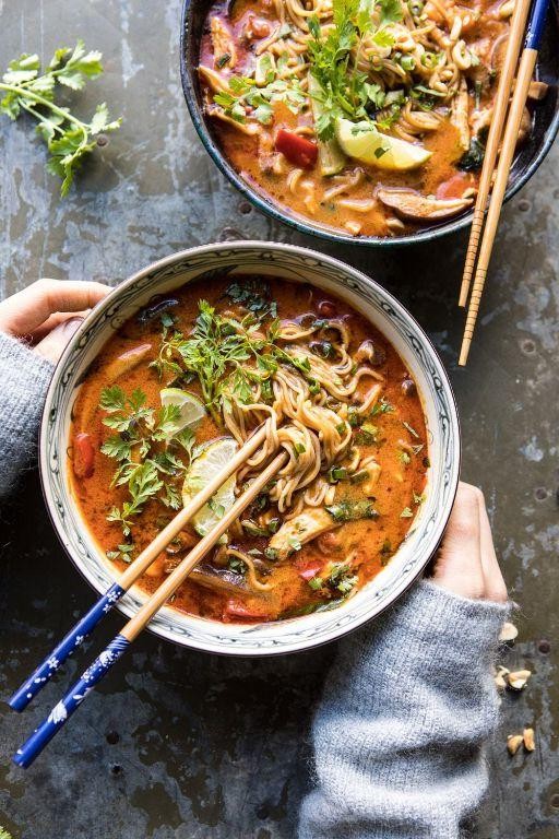 Thai Peanut Chicken Ramen