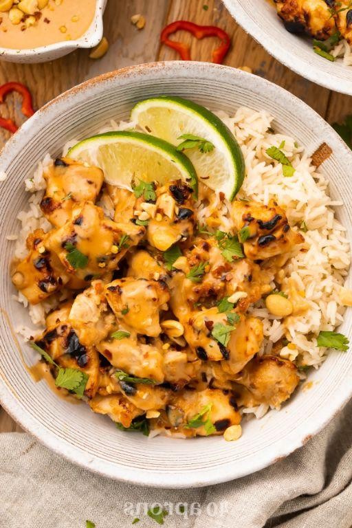 Thai Peanut Chicken Thighs