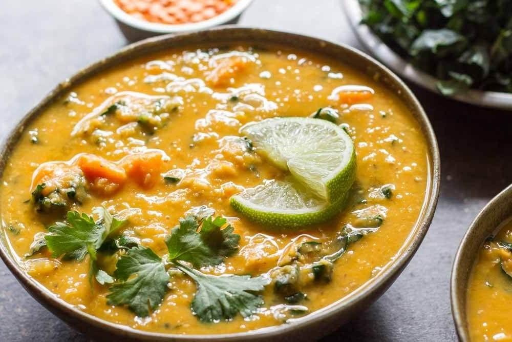 Thai Red Curry Lentils with Lime