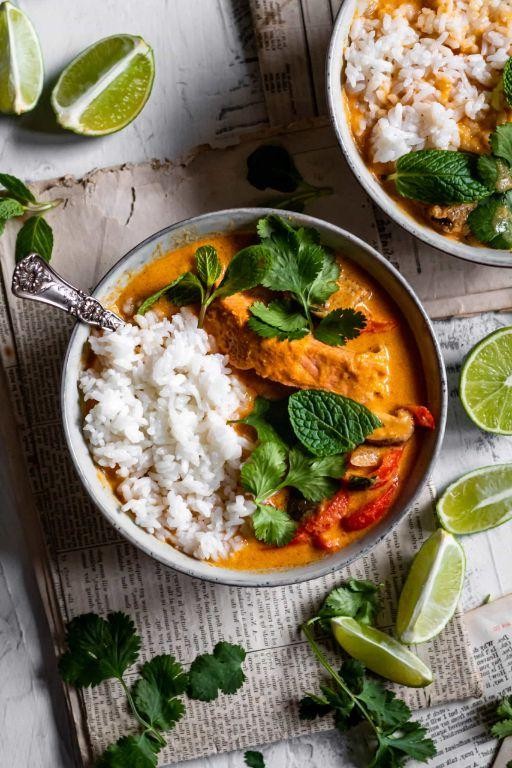 Thai Red Salmon Curry