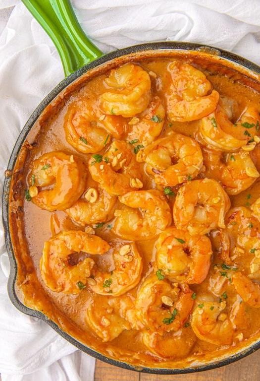 Thai Shrimp Curry with Rich Peanut Sauce
