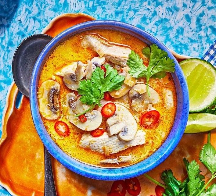 Thai-Inspired Coconut Chicken Soup