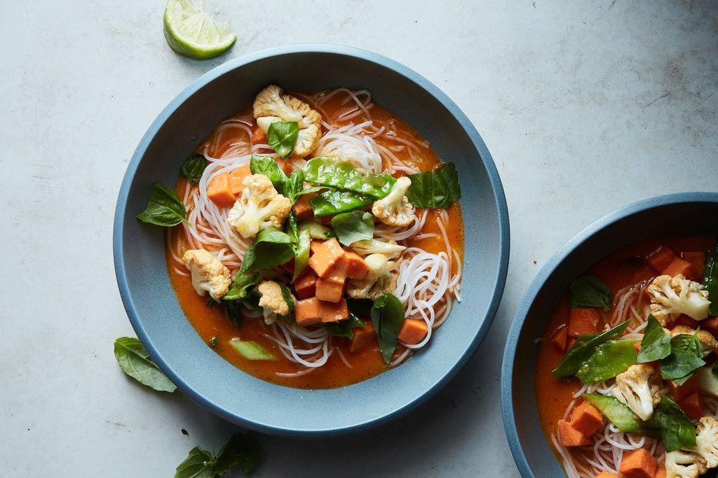 Thai-Inspired Coconut Curry with Vegetables