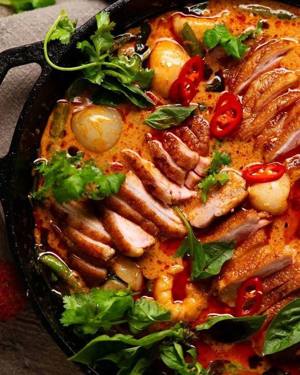 Thai-Inspired Thanksgiving Duck Curry
