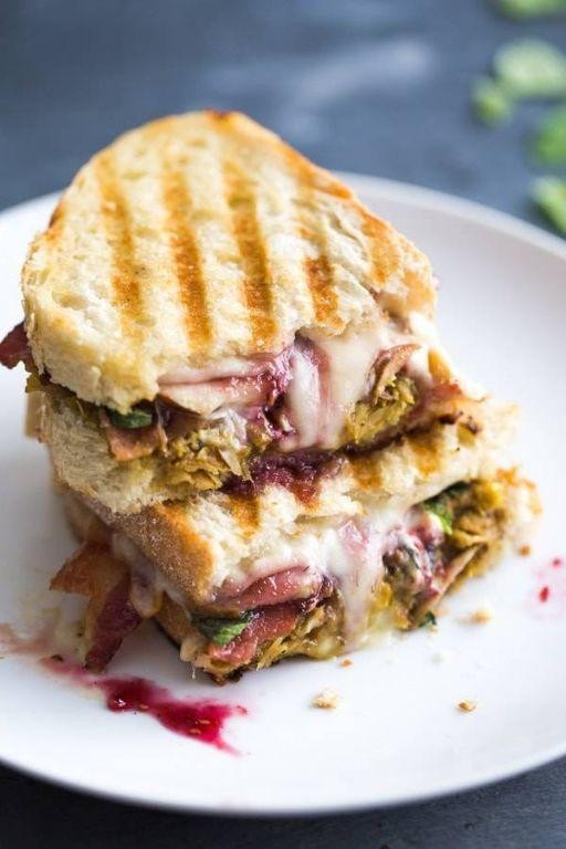 Thanksgiving Turkey Leftovers Panini