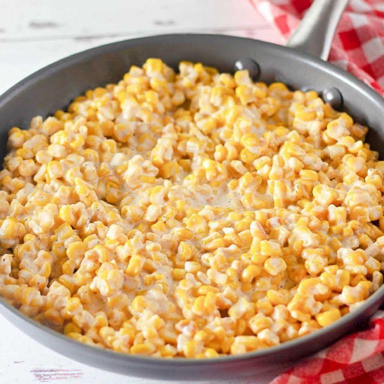 Three-Cheese Fresh Cream Corn Skillet