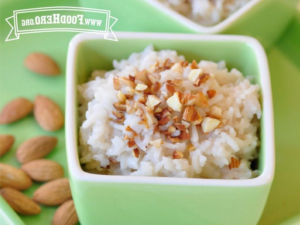 Toasted Almond Minute Rice Pudding