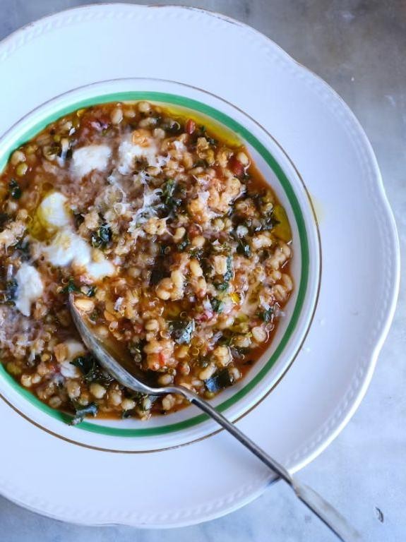 Toasted Barley and Vegetable Soup Jar Mix