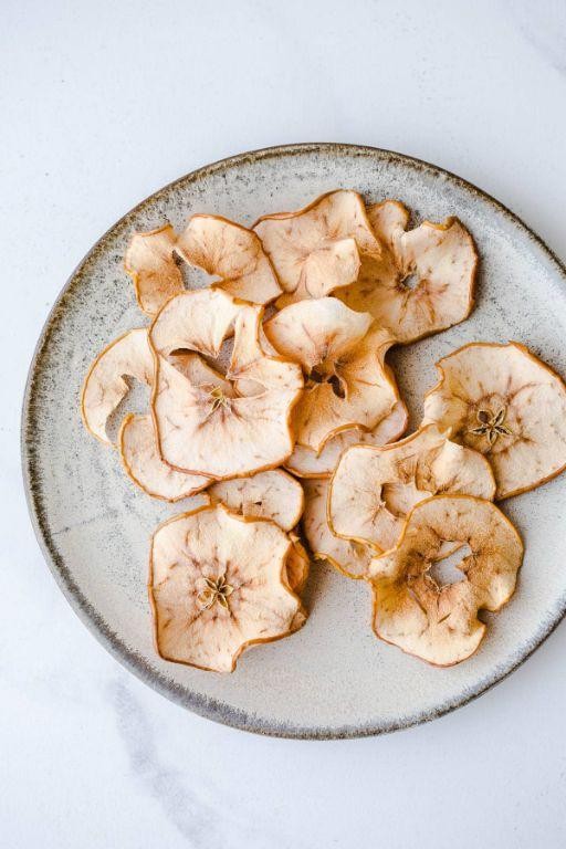 Toasted Coconut and Dehydrated Apple Slices