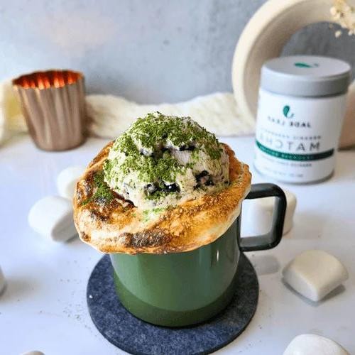 Toasted Marshmallow Matcha Delight