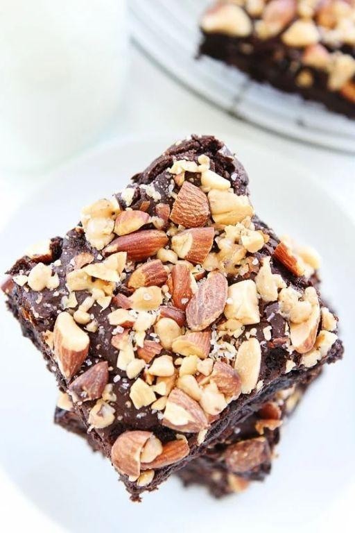 Toffee Almond Cookie Brownies