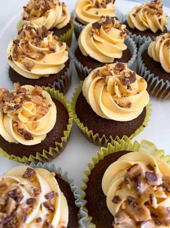 Toffee Nut Coffee Muffin Cake