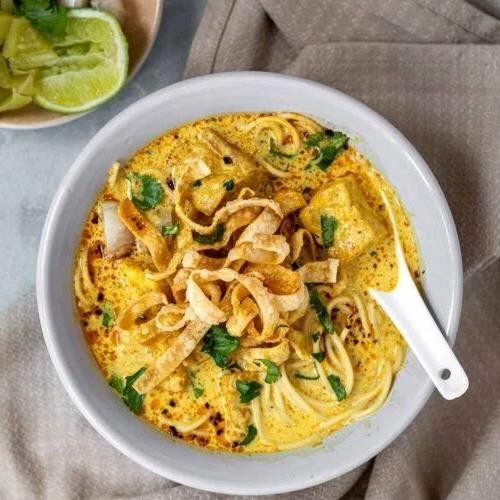 Tofu and Vegetable Khao Soi