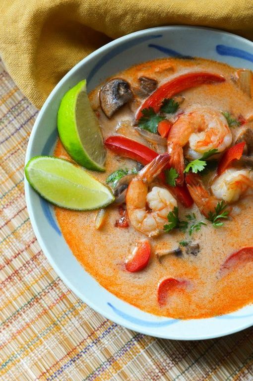 Tom Kha Kai with Mixed Seafood