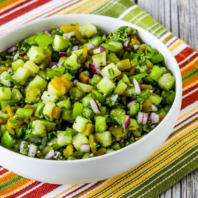 Tomatillo and Garlic Chunky Salsa