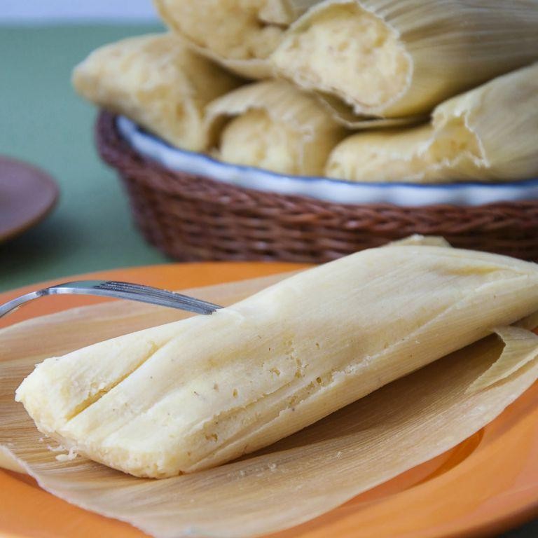 Tomatillo-Marinated Chicken Tamales