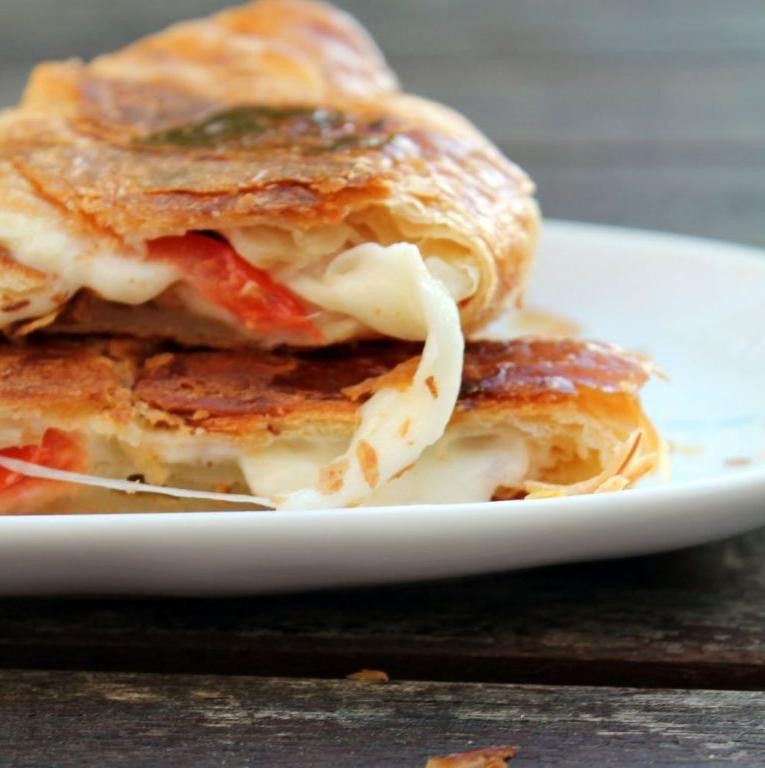 Tomato Basil and Mozzarella Croissant Melt