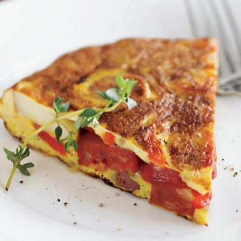 Tortilla Española with Chorizo