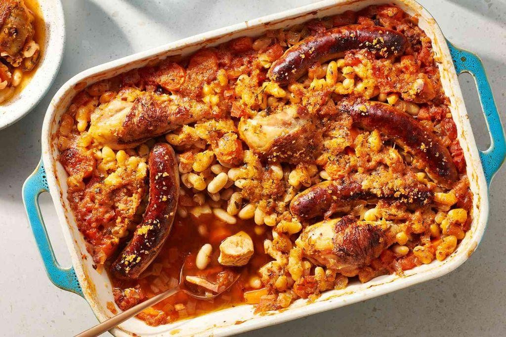 Traditional Cassoulet with Sausages