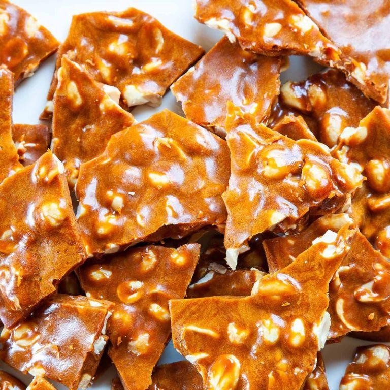 Traditional Peanut Brittle with a Buttery Crunch