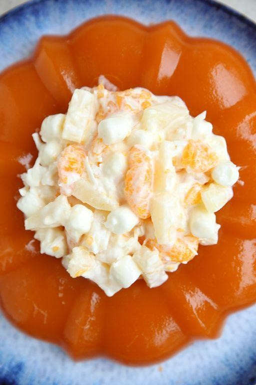 Tropical Ambrosia Jello Ring