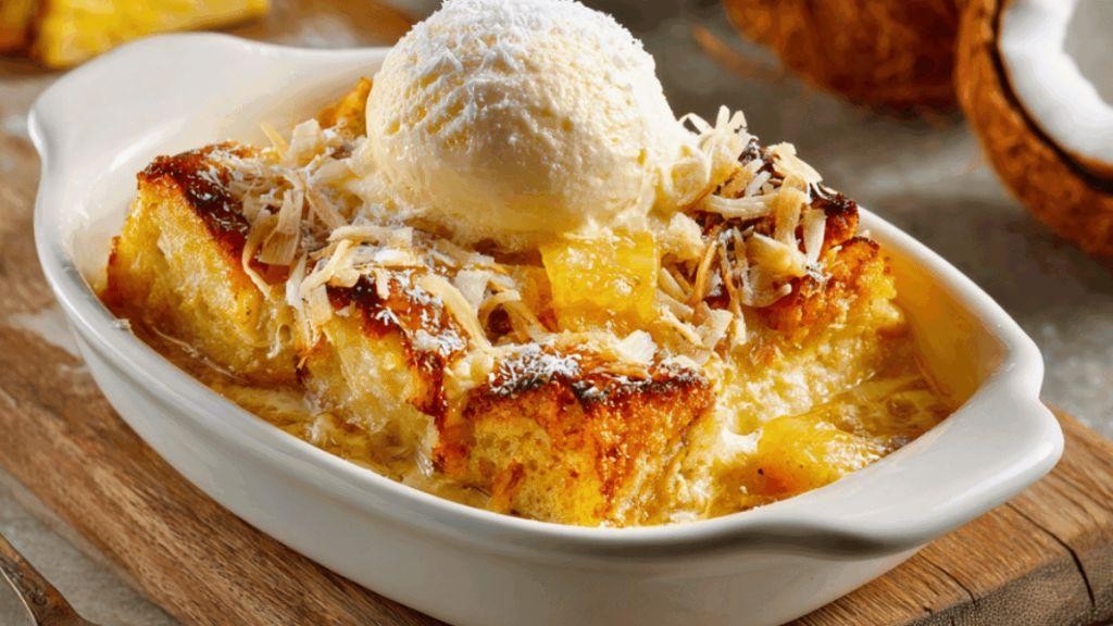 Tropical Coconut Condensed Milk Pudding