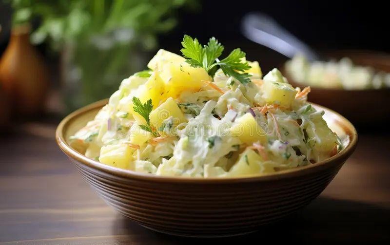 Tropical Cucumber Pineapple Mayo Bowl