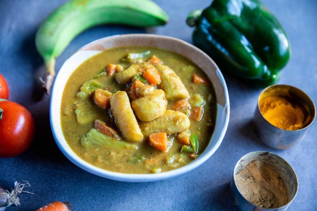 Tropical Green Banana Soup