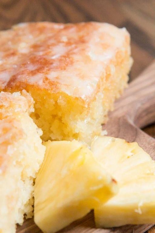 Tropical Pineapple Jello Cake