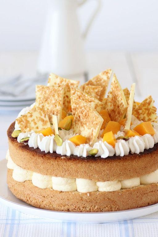 Tropical Pineapple Mango Cake