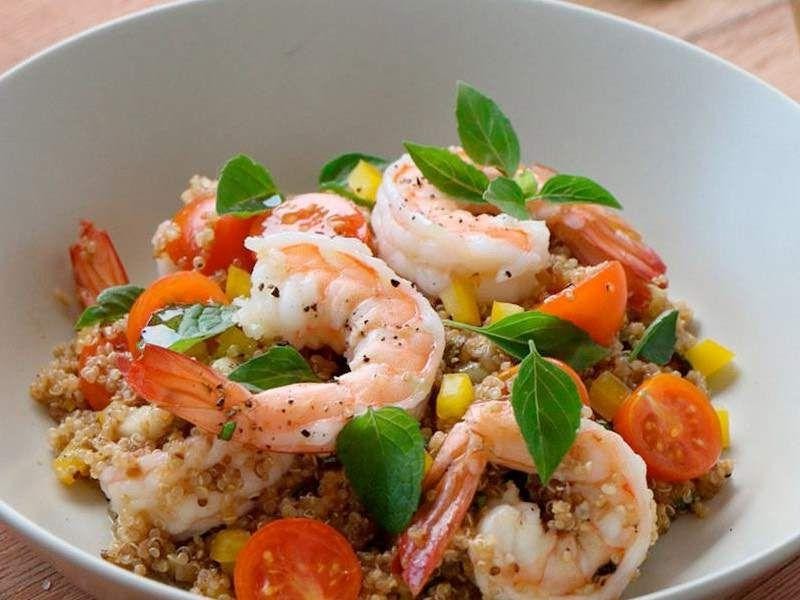 Tropical Shrimp and Quinoa Salad