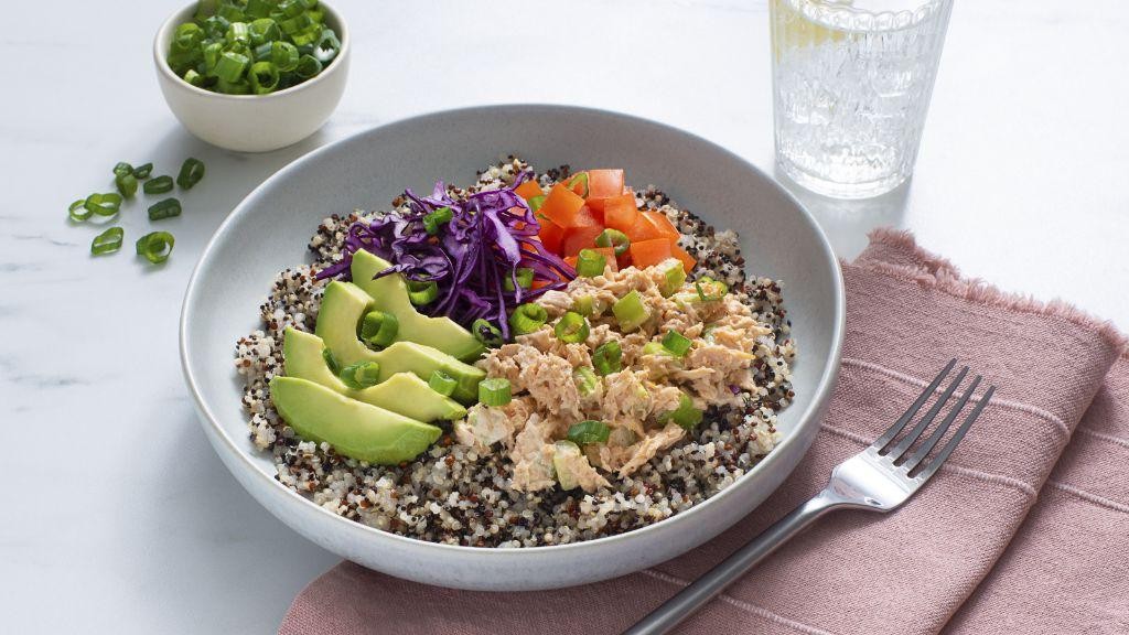 Tuna, Cucumber, and Quinoa Power Bowl