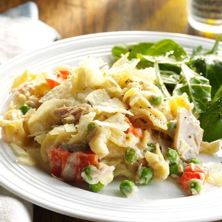 Tuna Noodle Slow Cooker Casserole Delight