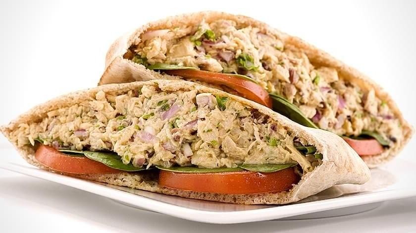 Tuna and Olive Tapenade Pita Pockets