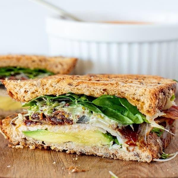 Turkey Avocado Bacon Sandwich
