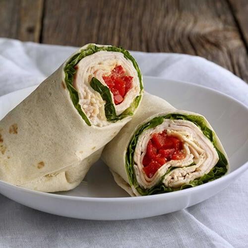 Turkey Caesar Salad Wrap