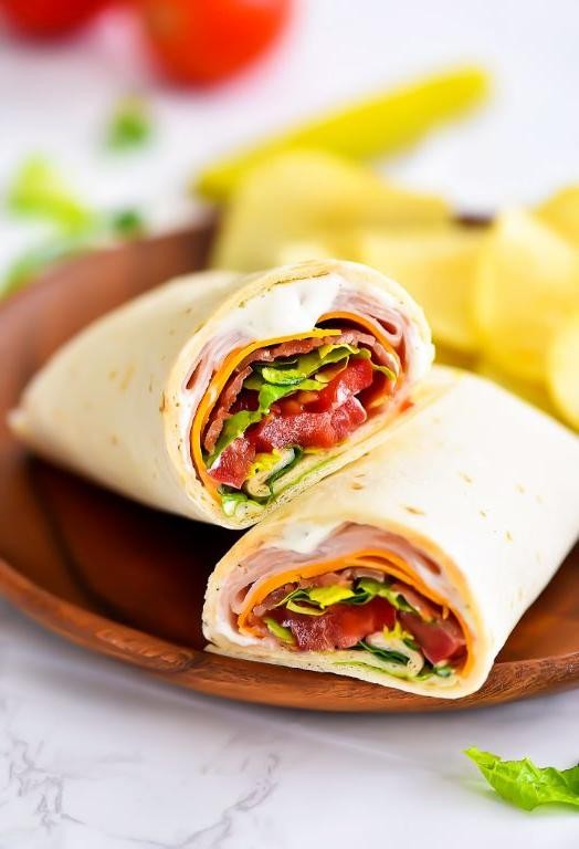 Turkey Club Ranch Wrap