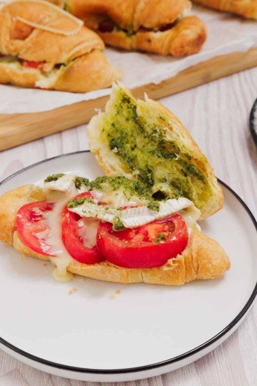 Turkey, Pesto, and Brie Croissant