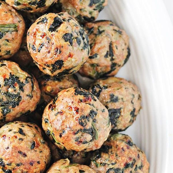 Turkey and Spinach Meatballs